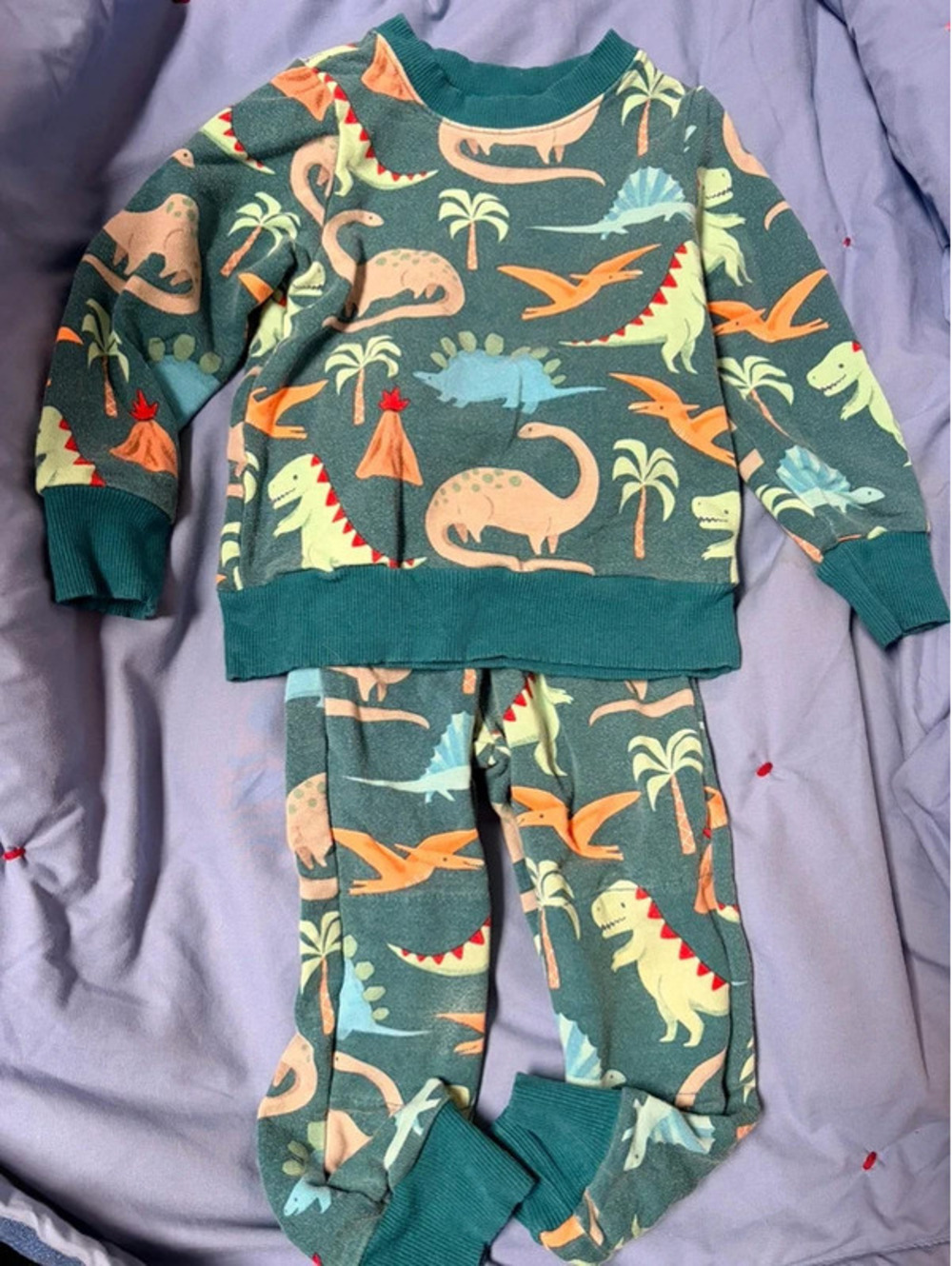 Little sleepies dinosaur play outfit